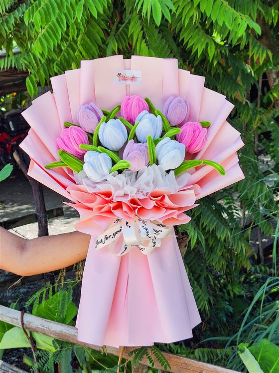 Fuzzy Wire Bouquet set 1 image A