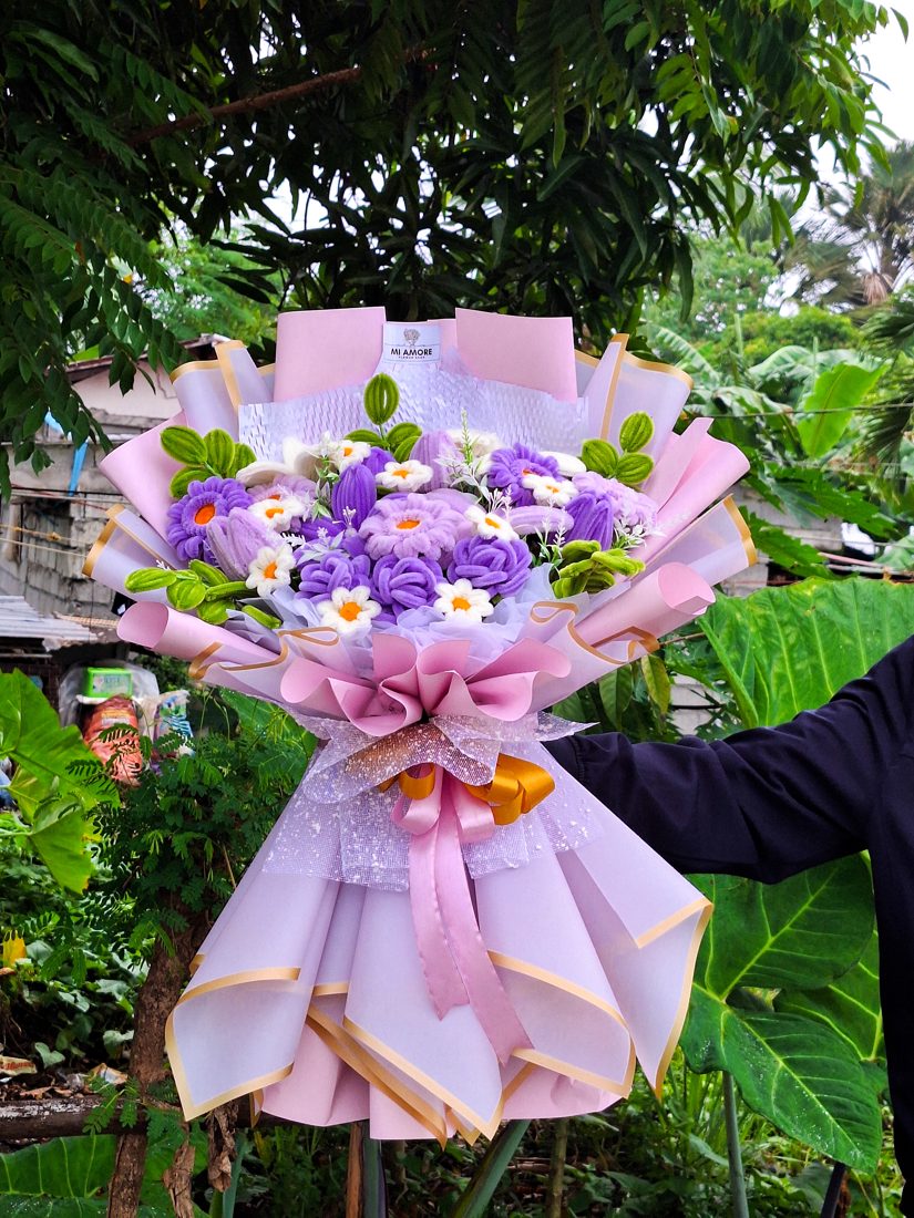 Fuzzy Wire Bouquet set 26 image A