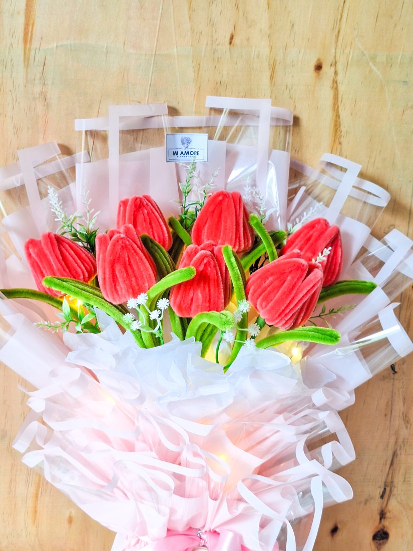 Fuzzy Wire Bouquet set 27 image B