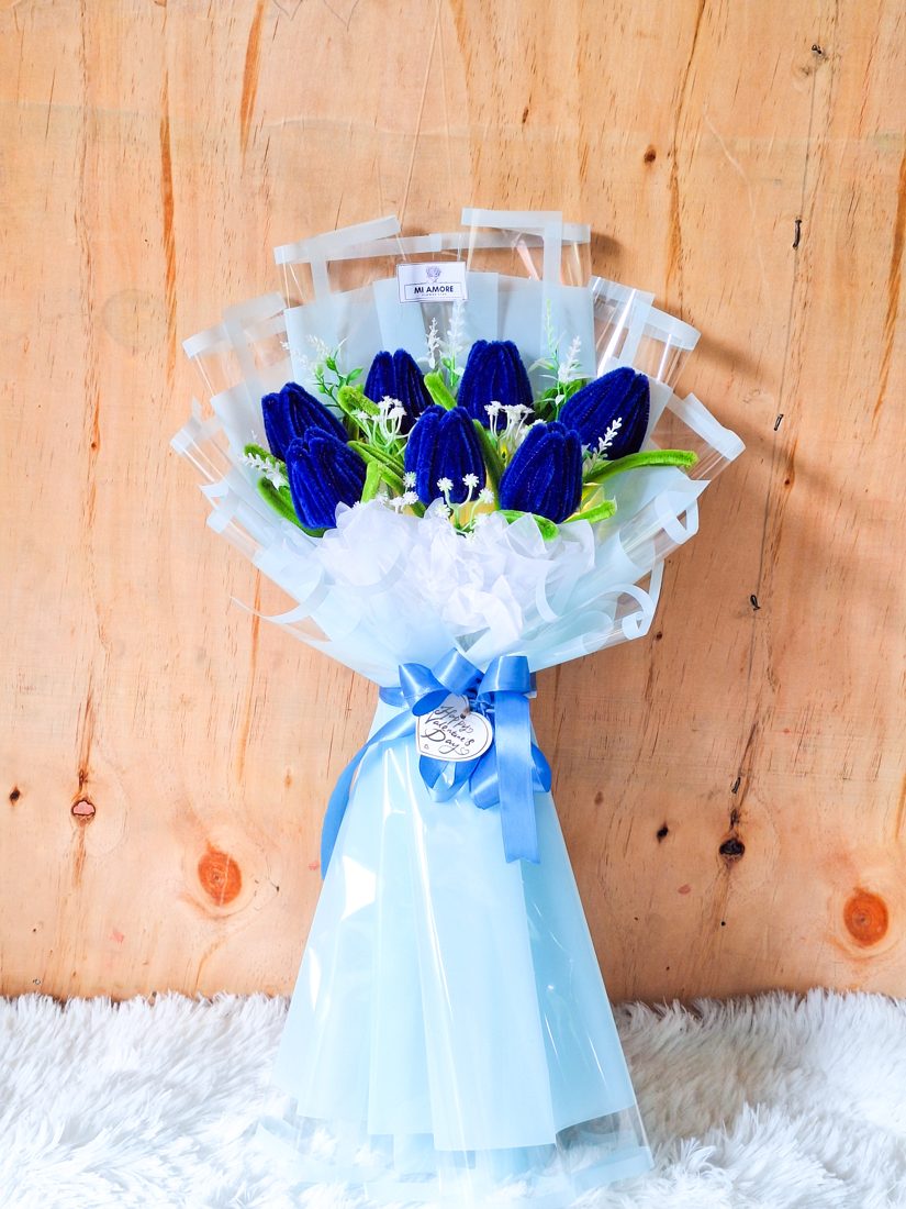 Fuzzy Wire Bouquet set 28 image A