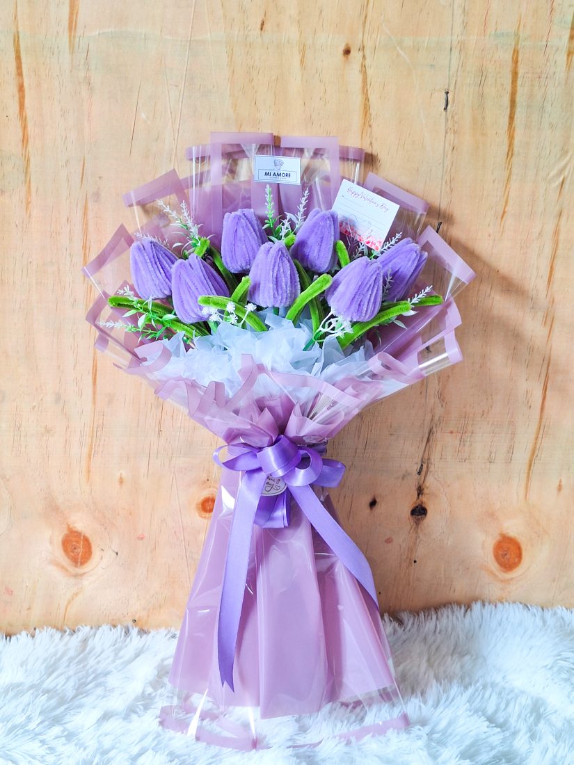 Fuzzy Wire Bouquet set 29 image A