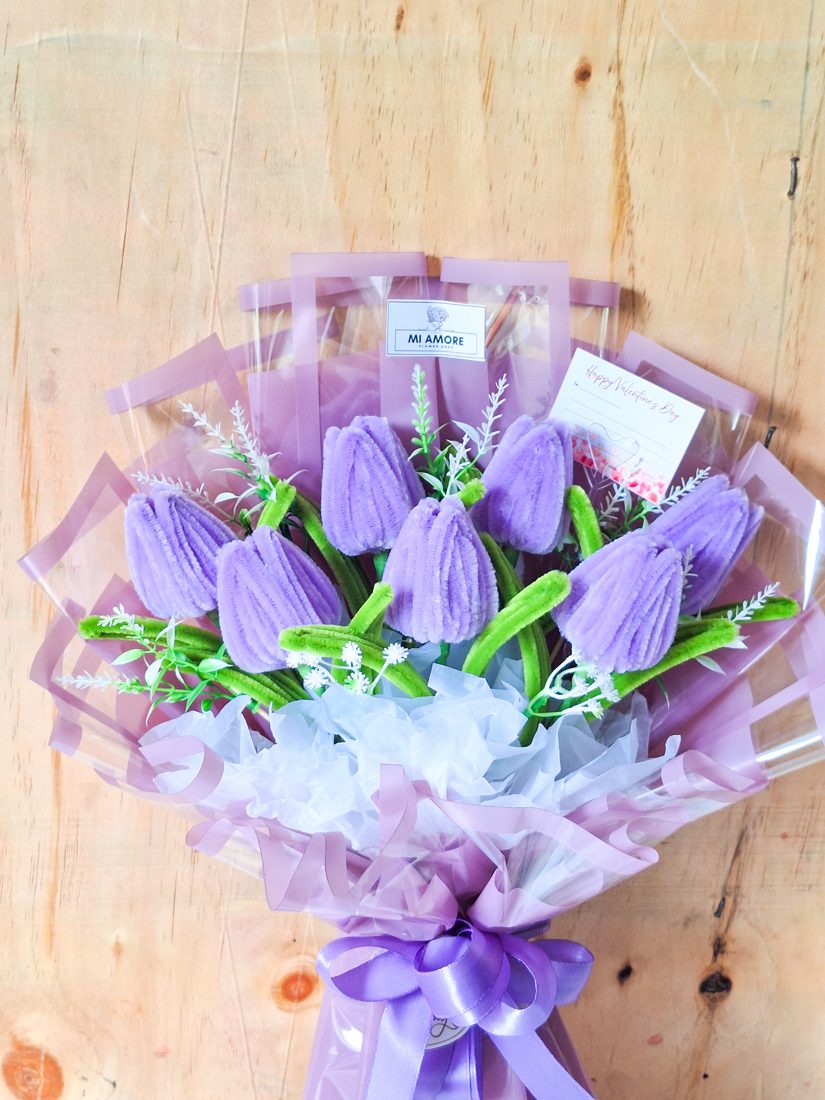 Fuzzy Wire Bouquet set 29 image B