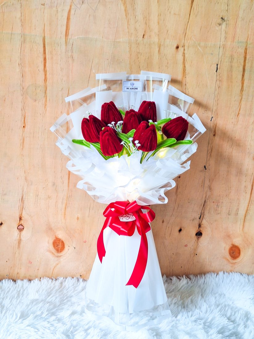 Fuzzy Wire Bouquet set 31 image A