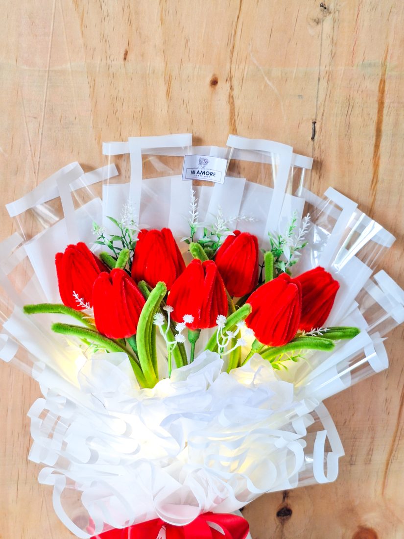 Fuzzy Wire Bouquet set 34 image B