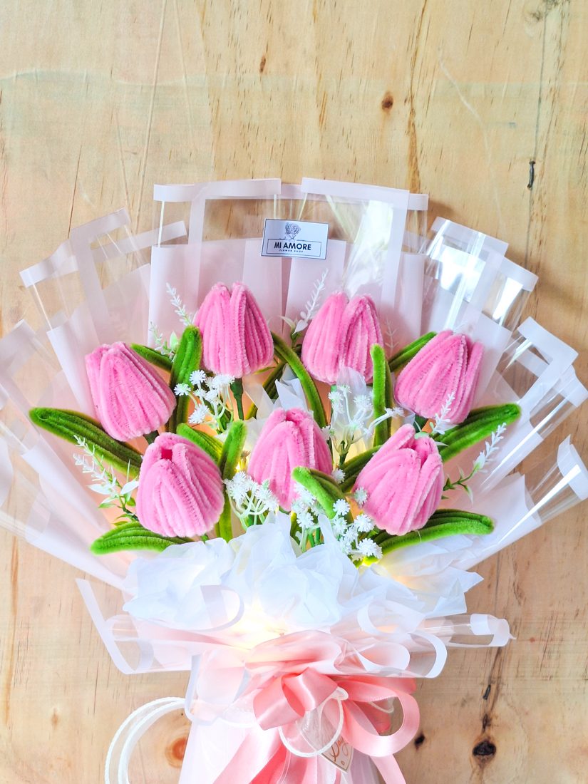 Fuzzy Wire Bouquet set 35 image B