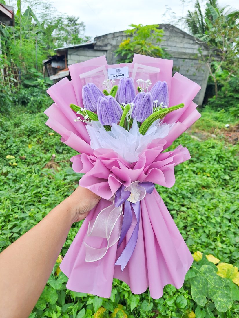 Fuzzy Wire Bouquet set 37 image A