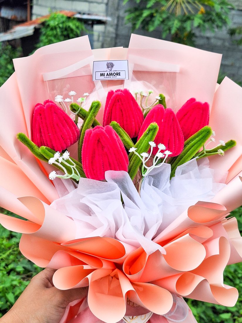 Fuzzy Wire Bouquet set 39 image B