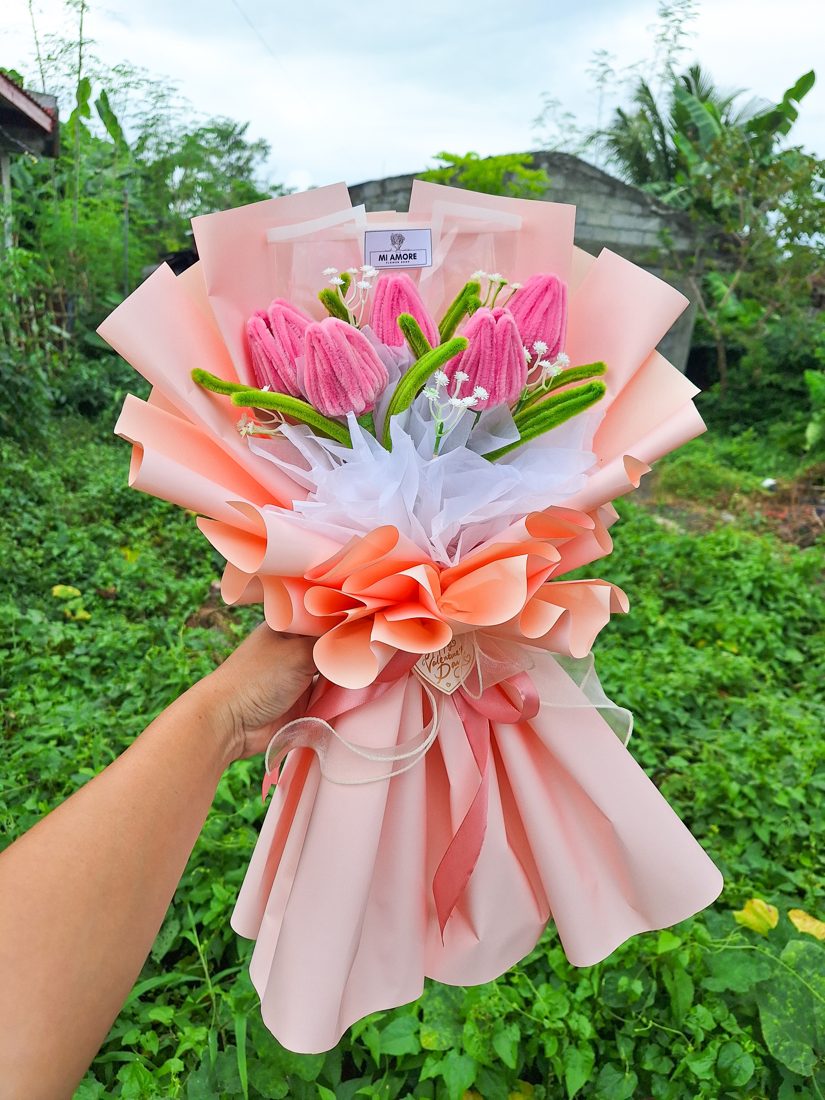 Fuzzy Wire Bouquet set 40 image A