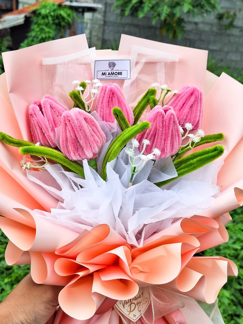 Fuzzy Wire Bouquet set 40 image B